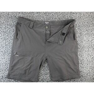 SIMMS Fishing Products Mens‎ XXL Gray Outdoor Hiking Shorts Zipper Pockets